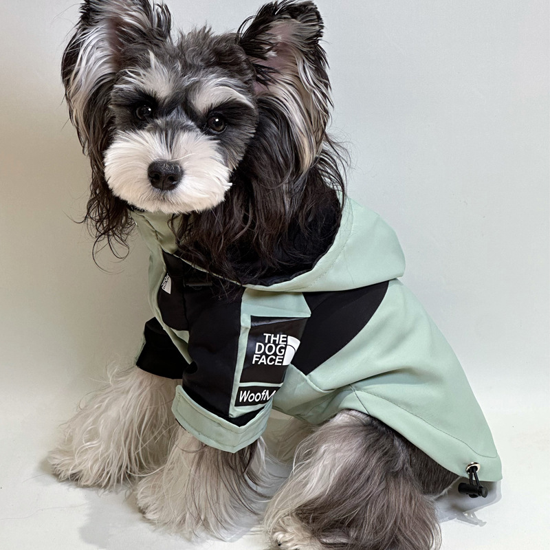 Dog Autumn Coat Outdoor Jacket, Windproof Dog Coat, Adjustable Hood Dog Jackets for Small Medium and Large Dogs, Waterproof Winter Dog Warm - view 6