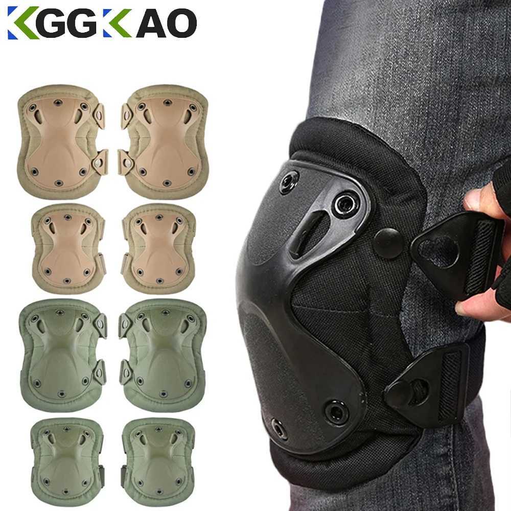 Tactical Knee Pad Elbow CS Military Protector Army Airsoft Outdoor Sport Hunting Kneepad Safety Gear Knee Protective Pads J250917