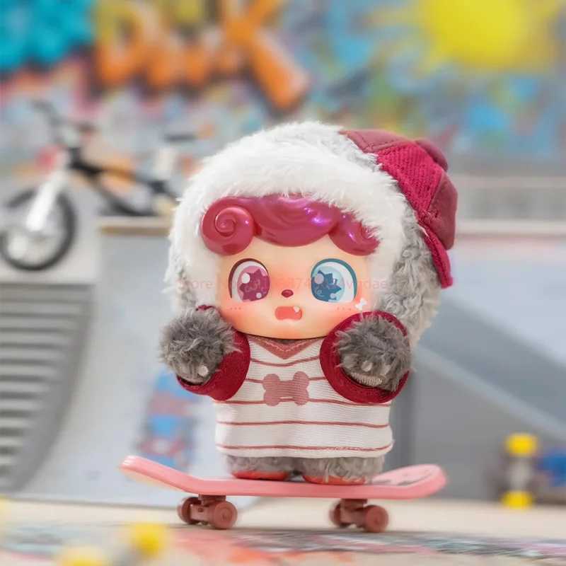 Qbao Blind Box Toys Gummy Plush Design Dolls Keychains Pendants Halloween Theme Trendy Collectible Series For Out To Play C250917