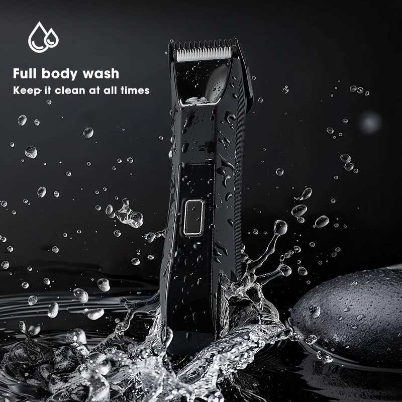 Unicorn Mens New 3-in-1 LCD Digital Body Hair Trimmer Automatic Shaver Powerful Hair Clipper Deep Cleaning Nose Hair TrimmerT251120