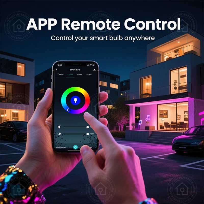 E27 Smart Bulb Cozylife Wifi LED Light Bulb 9W 110V 220V RGB Lamp APP Control Timer Dimmable Music Sync Work With Smart Life C250917