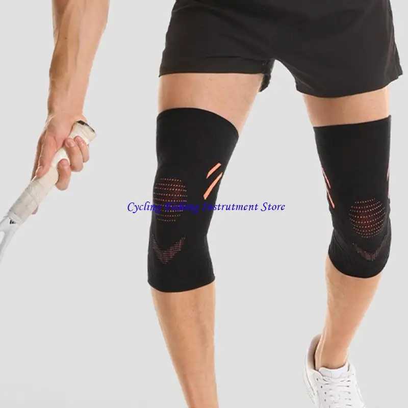 G92F Elastic Knee Support Brace Breathable Knit Knee Sleeve for Running Basketball J250917