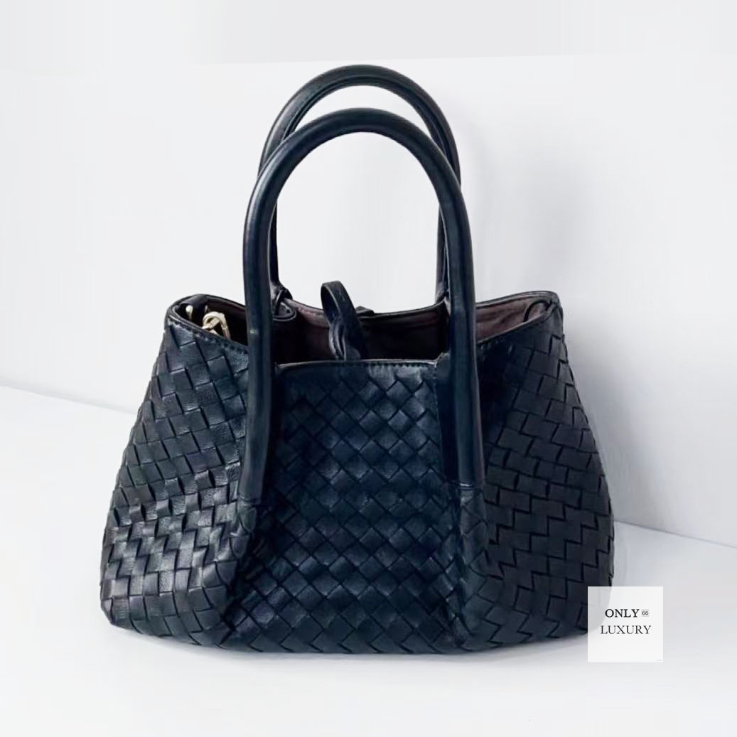Luxury designer woven knitting patchwork lambskin shoulder bag crossbody hobo bags genuine leather clutch intrecciato fashion women purse lady wallet 7A quality