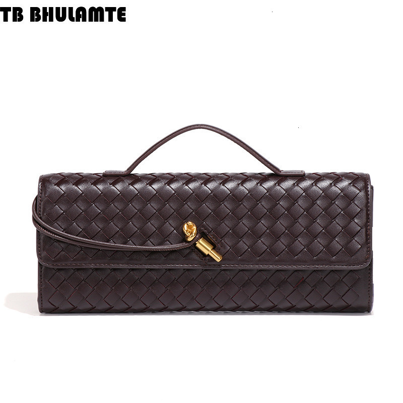 Free Shipping Designer Bag Niche High-end Woven Single-shoulder Baguette Bag Fashion Luxury Bag Clutch Evening Bag Versatile Women's Crossbody Ba