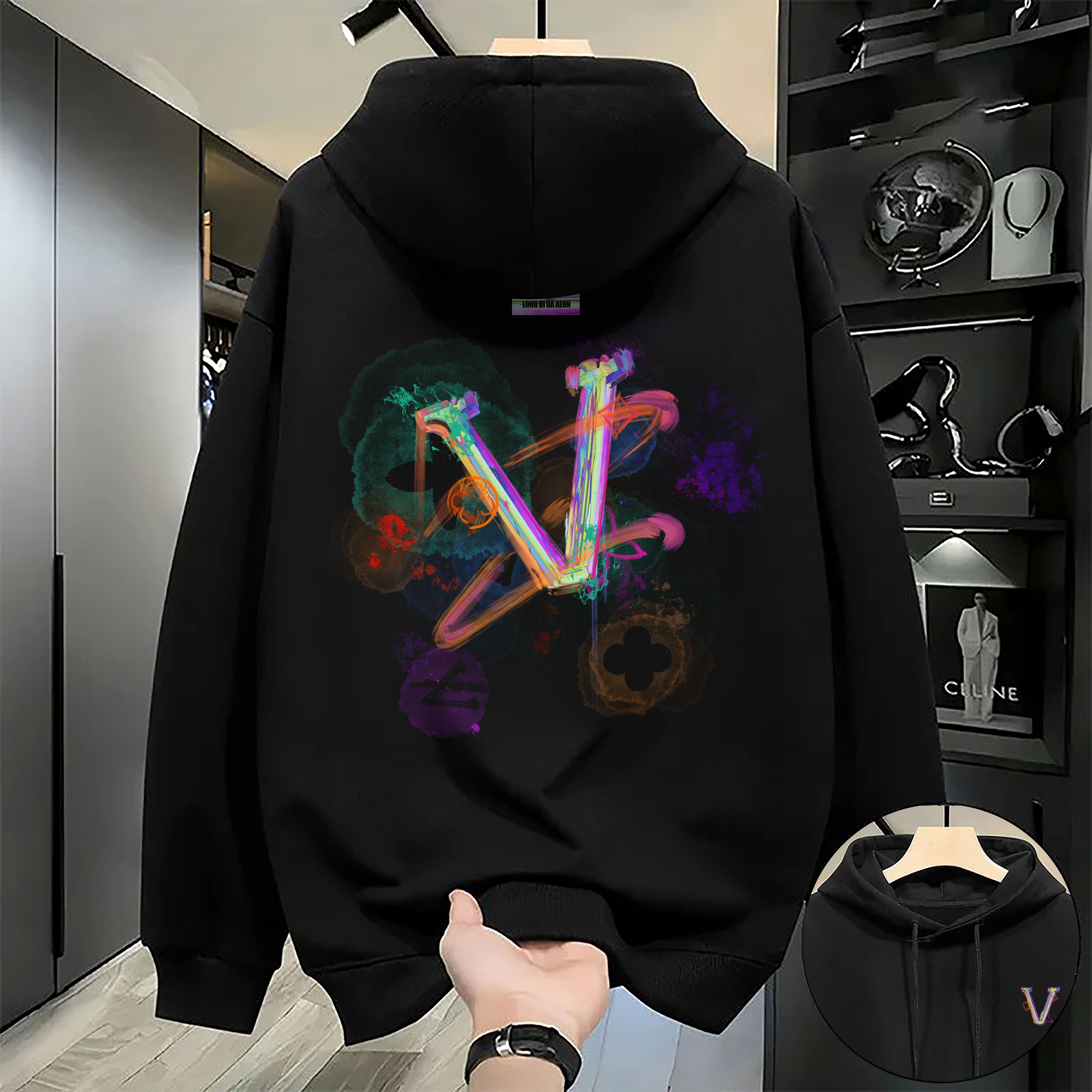 Designer Men's Hoodies Luxury Brand Casual Memories Collection Zip-Up Hoodie Grunge Streetwear Sweatshirt Men Top Goth Oversize Women Clothing