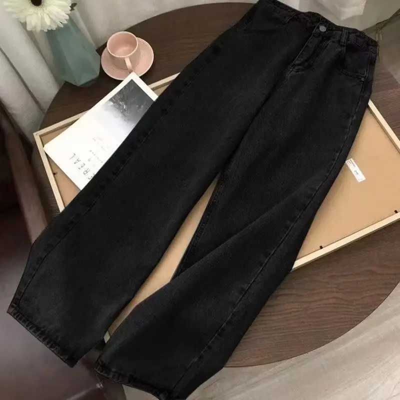 Y2K Retro Straight Leg Jeans Spring and Autumn Styles High Street Wide Leg Pants Loose Casual Pants Unisex Versatile PantsZ250917
