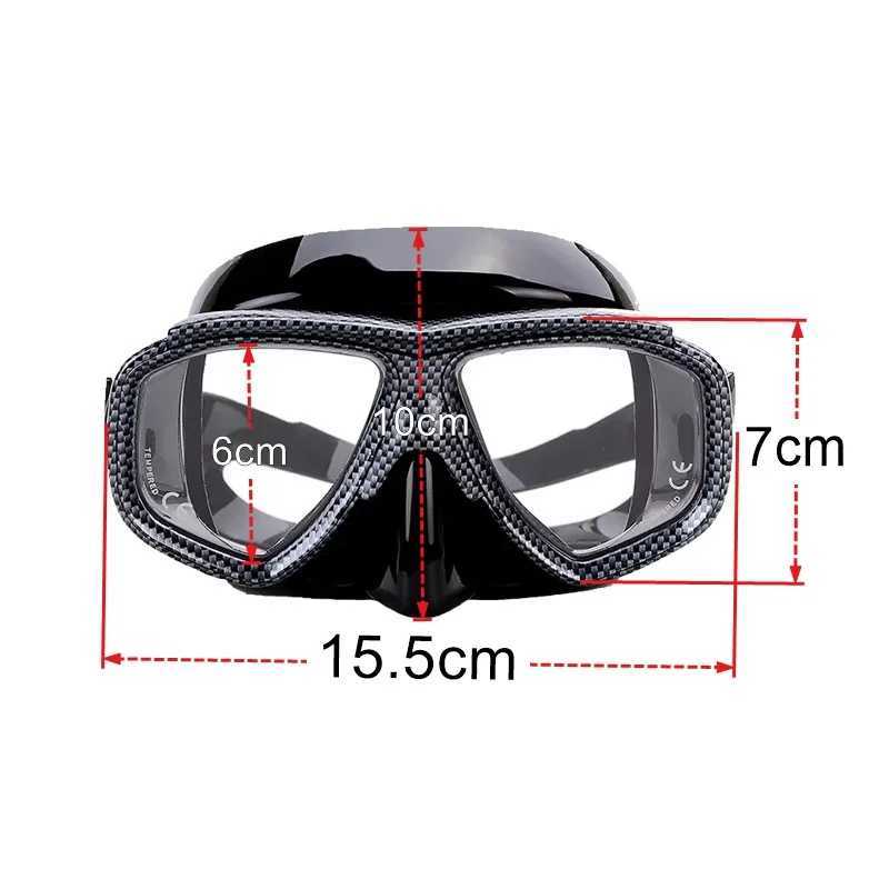 Customize Myopia Diving Mask Snakeskin Anti Fog for Spearfishing Gear Swimming Masks Googles Nearsighted Lenses Shortsighted J250917