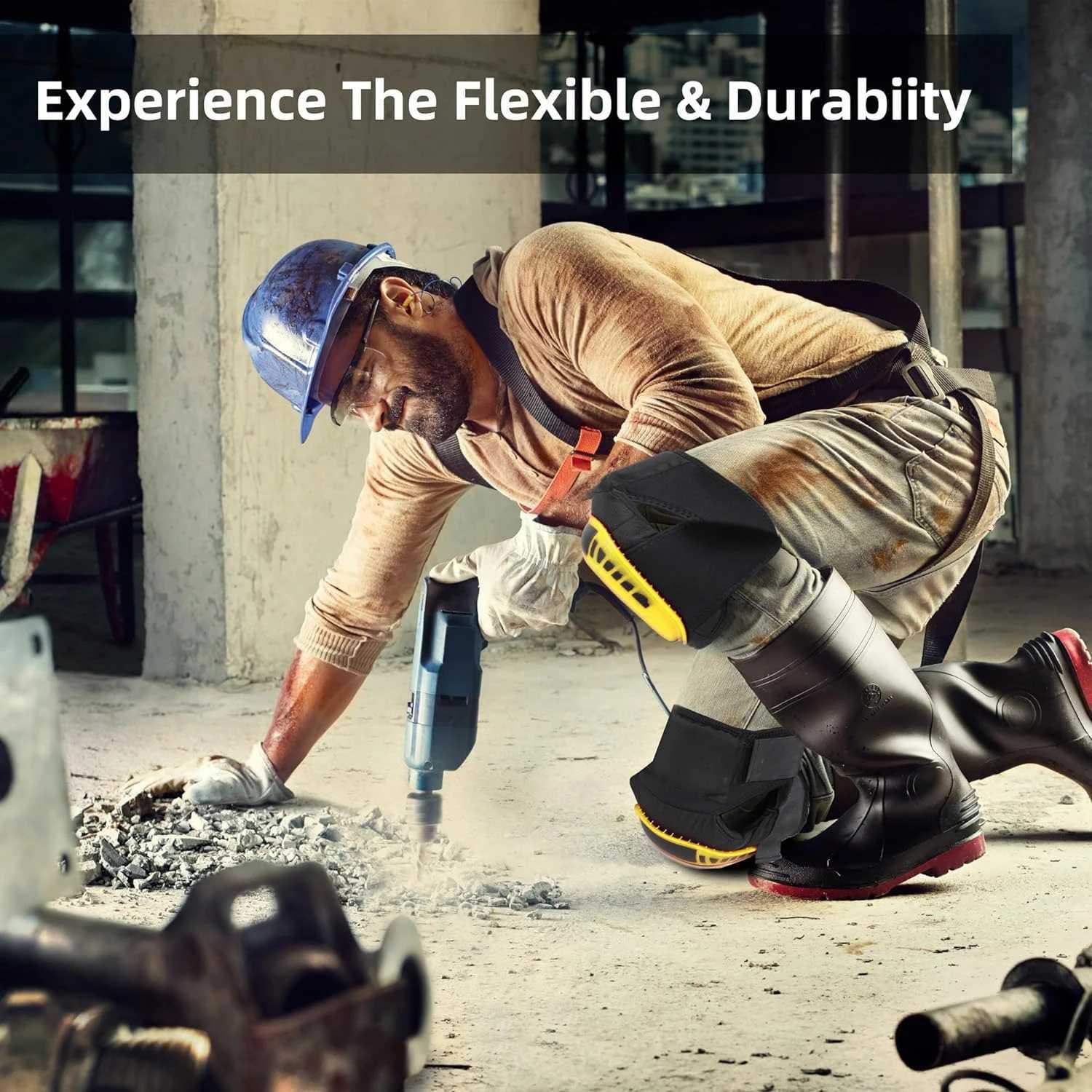 Knee Pads for Work Construction Gel Knee Pads Tools Comfortable Antislip for Cleaning MountaineeringCyclingroller Skidding J250917