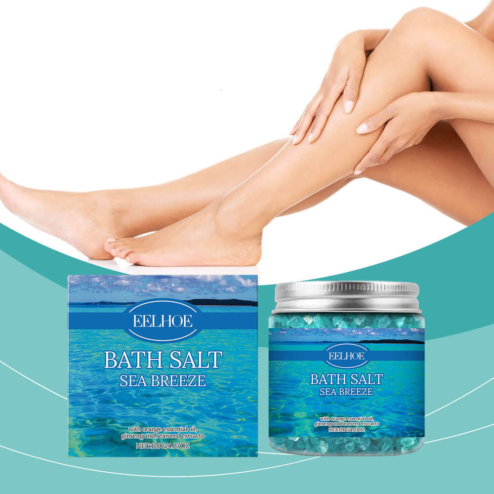 EELHOE Gentle Cleansing Smooth Skin Moisturizing Refreshing Non-Sticky Skincare Bath Sea Salt