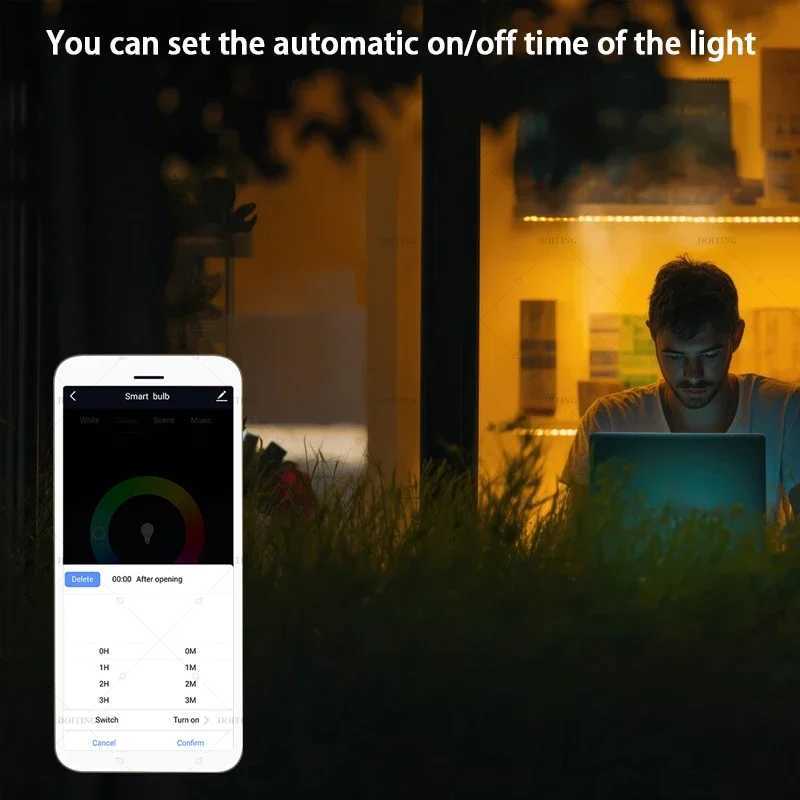 Smart Led Light Bulb WifiBLE Alexa Led Lamp E27 RGB 110V 220V Smart Lamps For Google Assistant Cozylife C250917