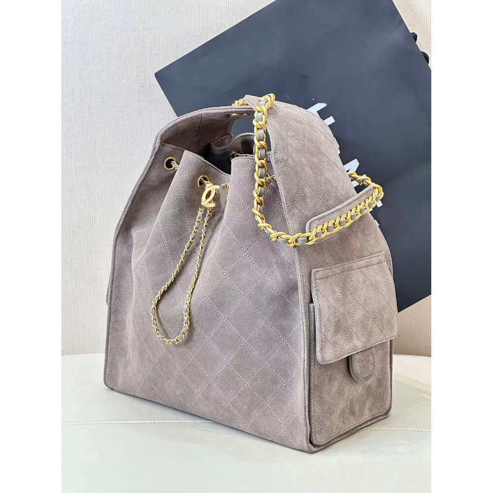 CC Mirror Quality Designer Bag Hobo Premium Suede Top Hardware Multiple Pockets Shoulder Crossbody Handbag Fashion Shopping Chain A25
