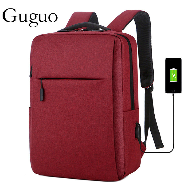 Guguo Free Shipping New Designer Bag 2025 Large Capacity Printable Business Backpack USB Charging Multifunctional Laptop Bag Export Men's Backpac