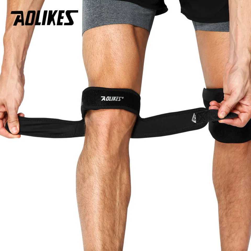 AOLIKES 1PCS Breathable Adjustable Sports Climbing Basketball Knee Support Brace Sleeve Patella Guard Protector Support J250917