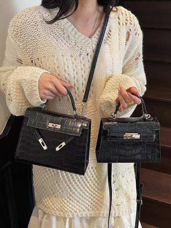 Handbag For Women 2025 New Summer Niche Stone Pattern Korean Version Versatile And High-End Single Shoulder Crossbody Bag
