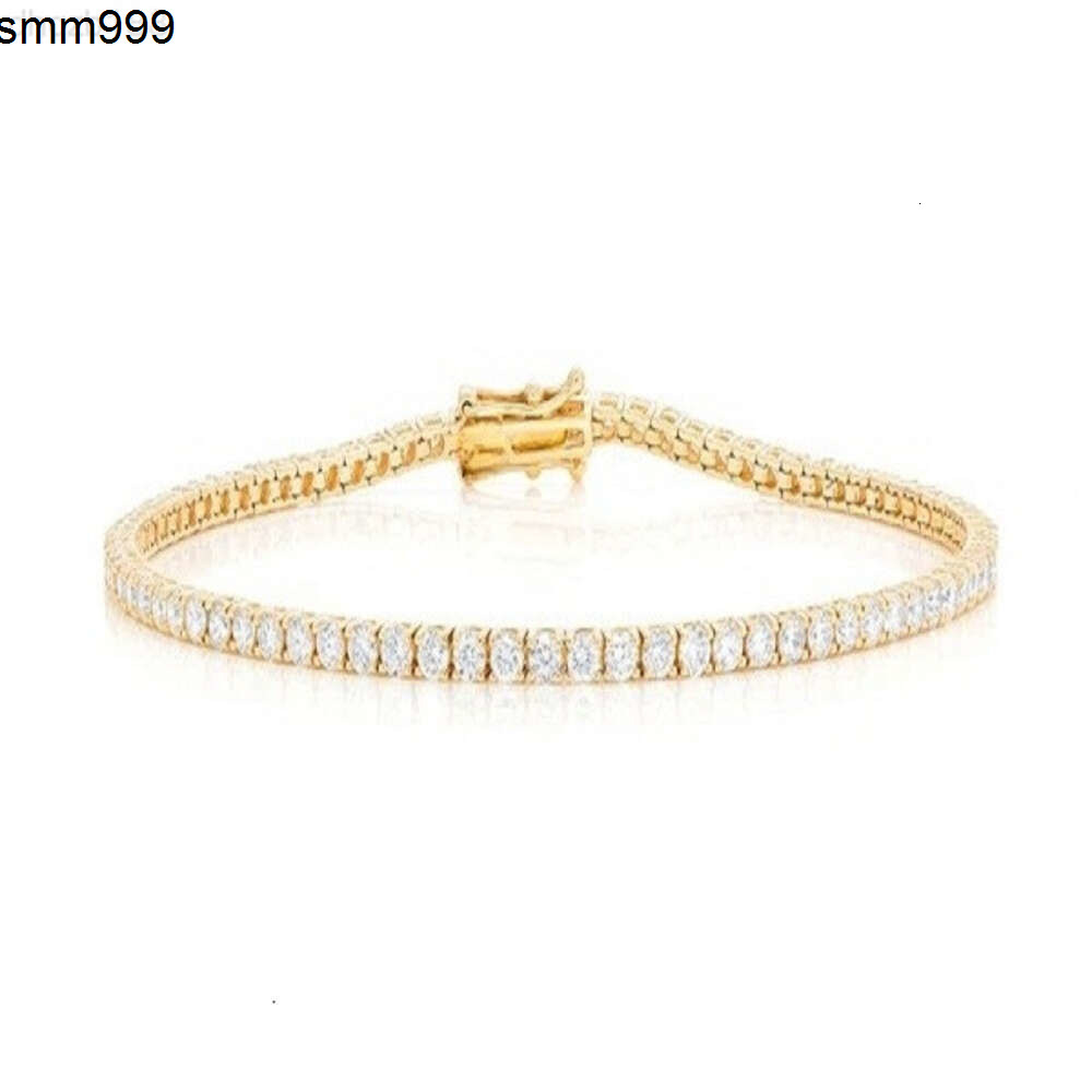 Wholesale Factory Price 6pt Prong Set Tennis Bracelet Natural Diamond Tennis Bracelet Hip Hop Jewelry Good Quality Bracelet