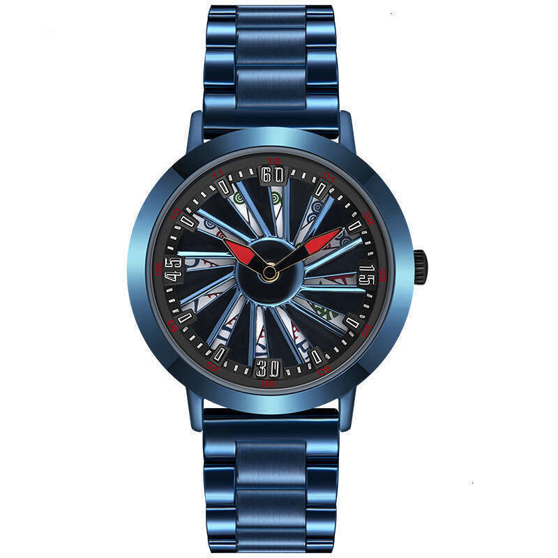 DHwatches Sanda New Model with Running Mahjong Hollow Large Dial Fashionable Personality Creative Concept Men's