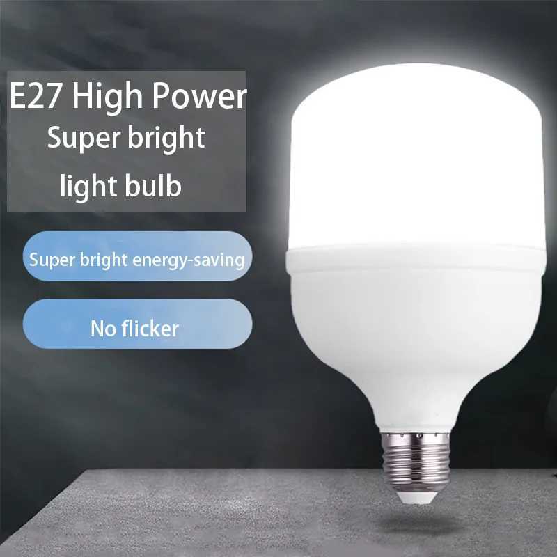 LED Big Light Bulbs E27 20W 30W 40W 50W Screw Mouth Lights Saving Energy Lamp Interior Living Room Bedroom Office Lighting C250917