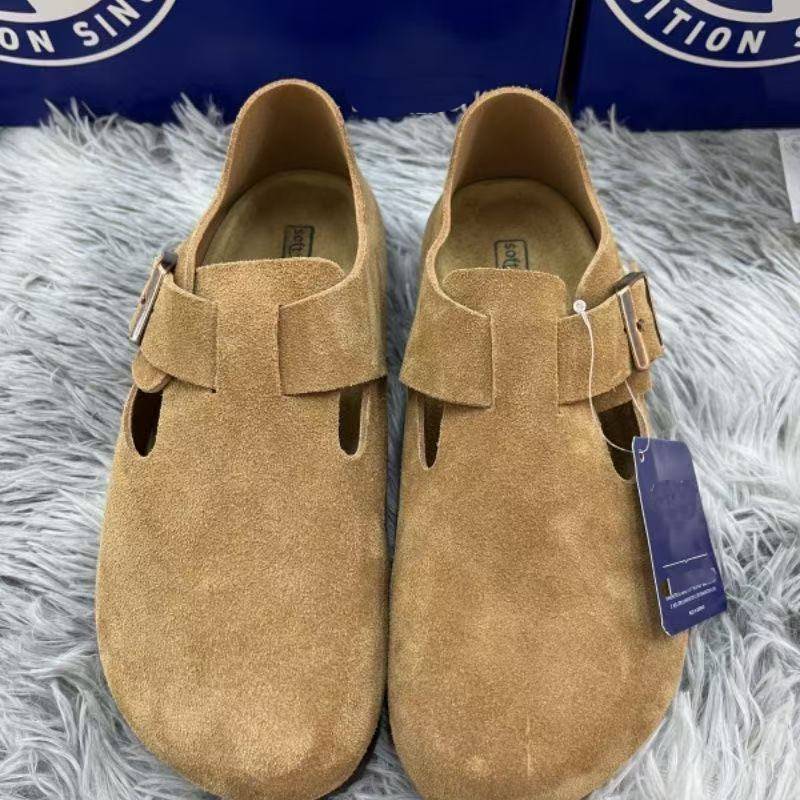 shearling boston Clogs designers slippers sandals slide Platform Flip p Leather suede Women Men Shoes Gold Trainers Outdoor Loafers Slipper big size 35-45