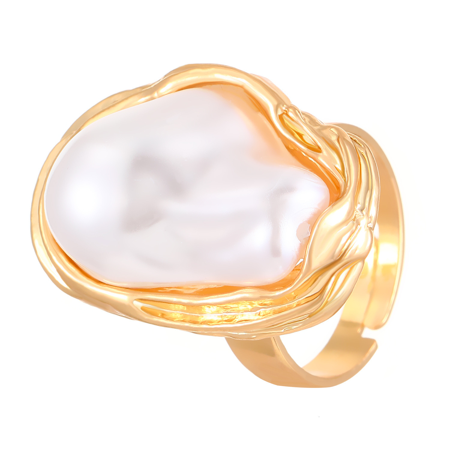 Baroque Irregular Pearl Set Jewelry for Women High-End Necklace Earrings Ring Bracelet Choker