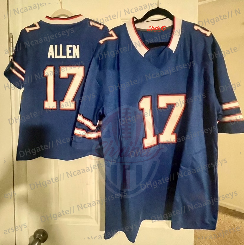 New Unveil 2025 Rivalries Football Jersey Josh 17 Allen Joey Bosa Gabriel Davis Miller James Cook Terrel Bernard Rasul Douglas Dawson Knox Beasley Mil