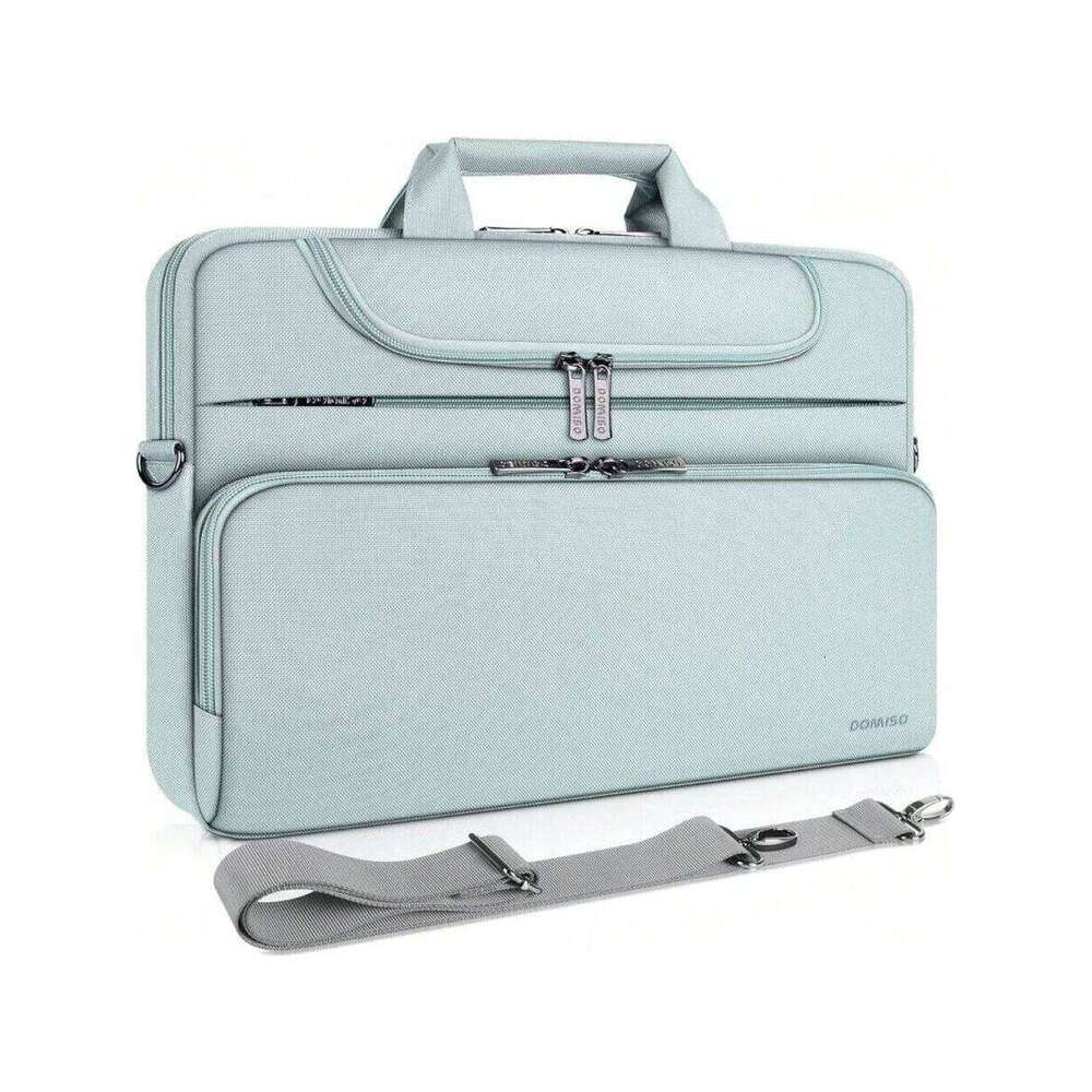 17 Inculti-Functional Laptop Sleeve Business Briefcase Waterproof Messenger Shoulder Bag Compatible With 17"-17.3" Notebooks///HP/MSI/ASUS, 