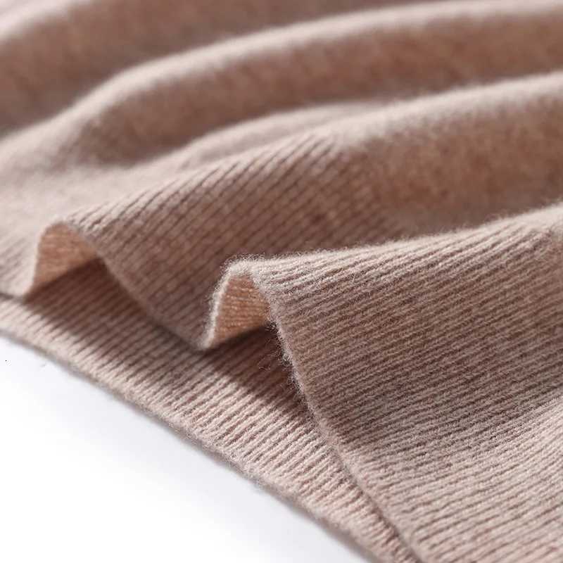 100 Pure Wool Mens ONeck Pullover Solid Large Size Loose Casual Sweater Spring and Autumn Can Be Outdoor Cashmere SweaterZ250918