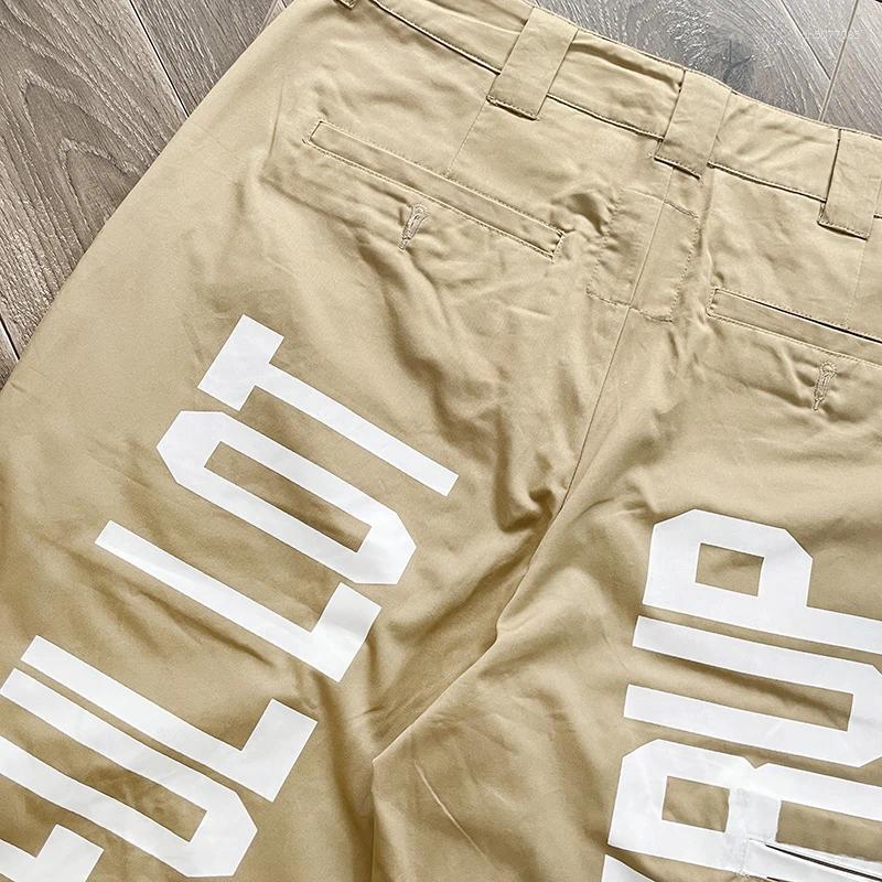 Men's Pants Loose Straight Casual Men Women Black Navy Blue Khaki Office Commuter Cargo Trousers