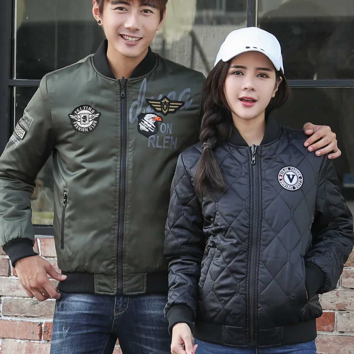 2025 New in Padding Windbreaker Spring Autumn Mens Bomber Jacket Baseball Casual Black Motorcycle Double Sided Padded Coat Male L2509181