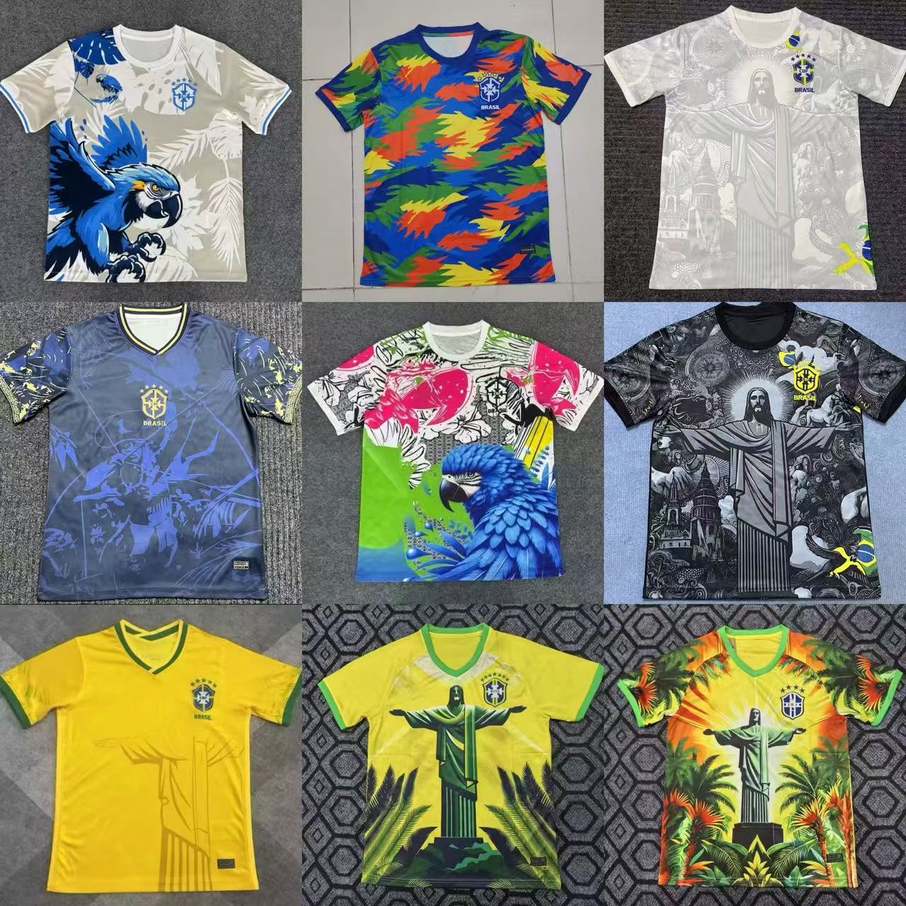 2025 2026 bRAZILS soccer jerseys Christ the Redeemer Kit Special concept RICHARLISON NEYMAR shirt G. JESUS VINI JR RODRYGO Fans and players Football Uniform Shirt
