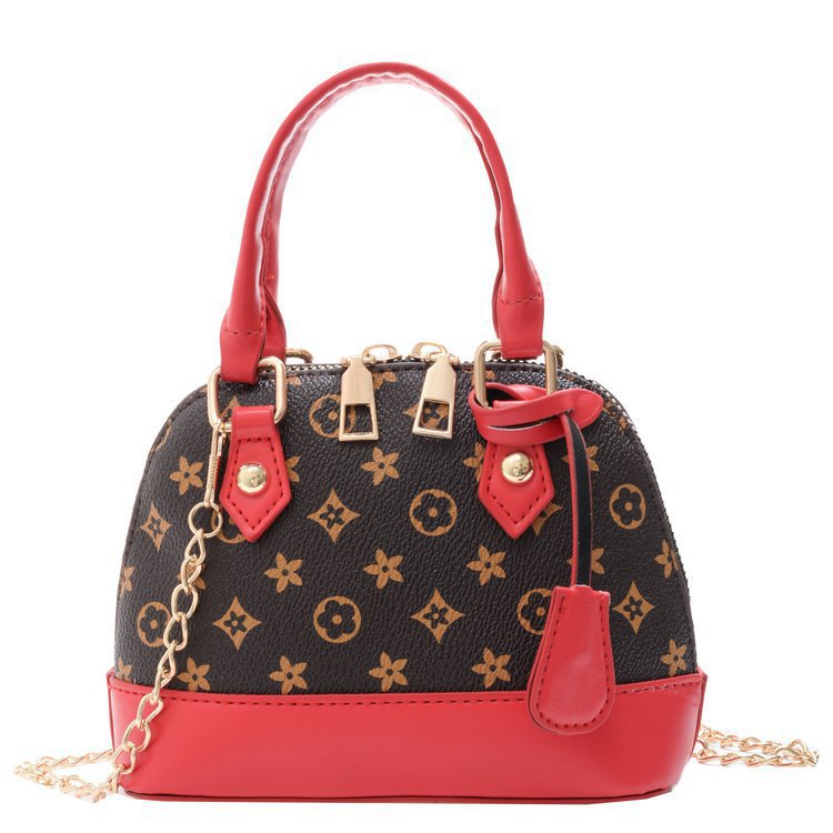 free shipping Fashionable trendy girl's children's handbag little girl's shell bag stylish chain diagonal cross bag
