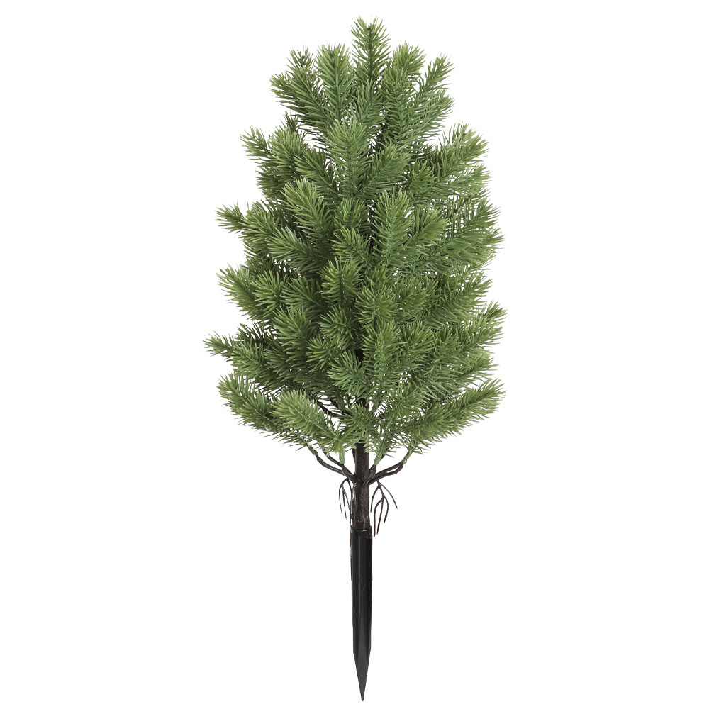 2025 Simulation Christmas Tree Planting Artificial Flowers Simulation Green Planting Potted Christmas Decoration Outdoor Photography Props Decoration