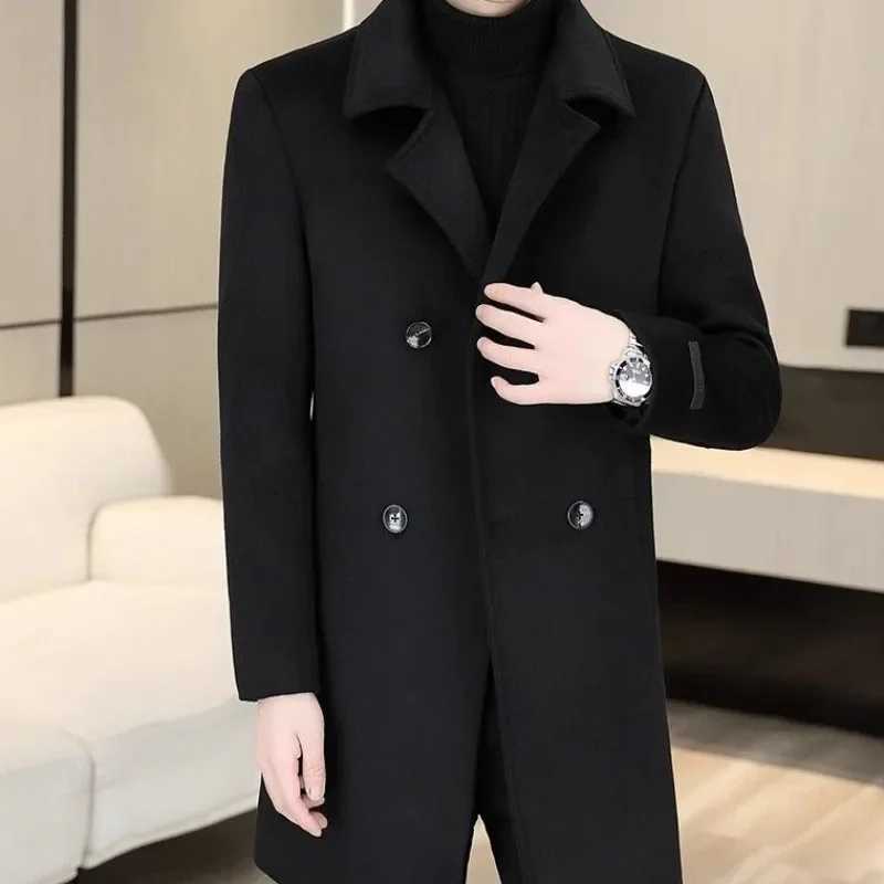 Wool Blends Jacket for Men Winter Sales Of New In Man Coat Original Brands Cheap Sale Stylish Clothes Offer Casual Vintage Y2k Z250918