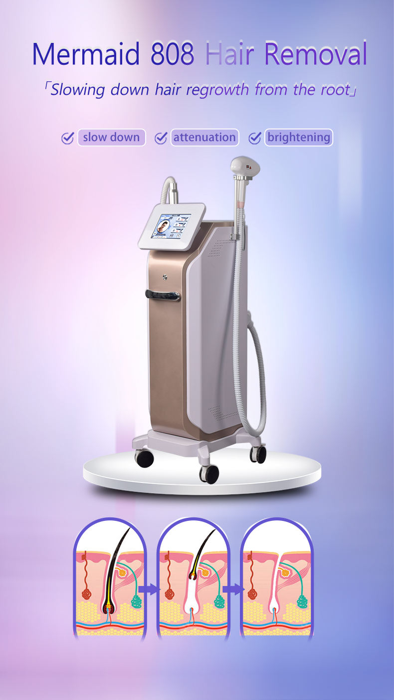 Professional diode laser hair removal laser 755 808 1064mm hair remove machine price 2 in 1 Q Switch ND Yag Laser 808 Diode Laser Tattoo Removal Devic