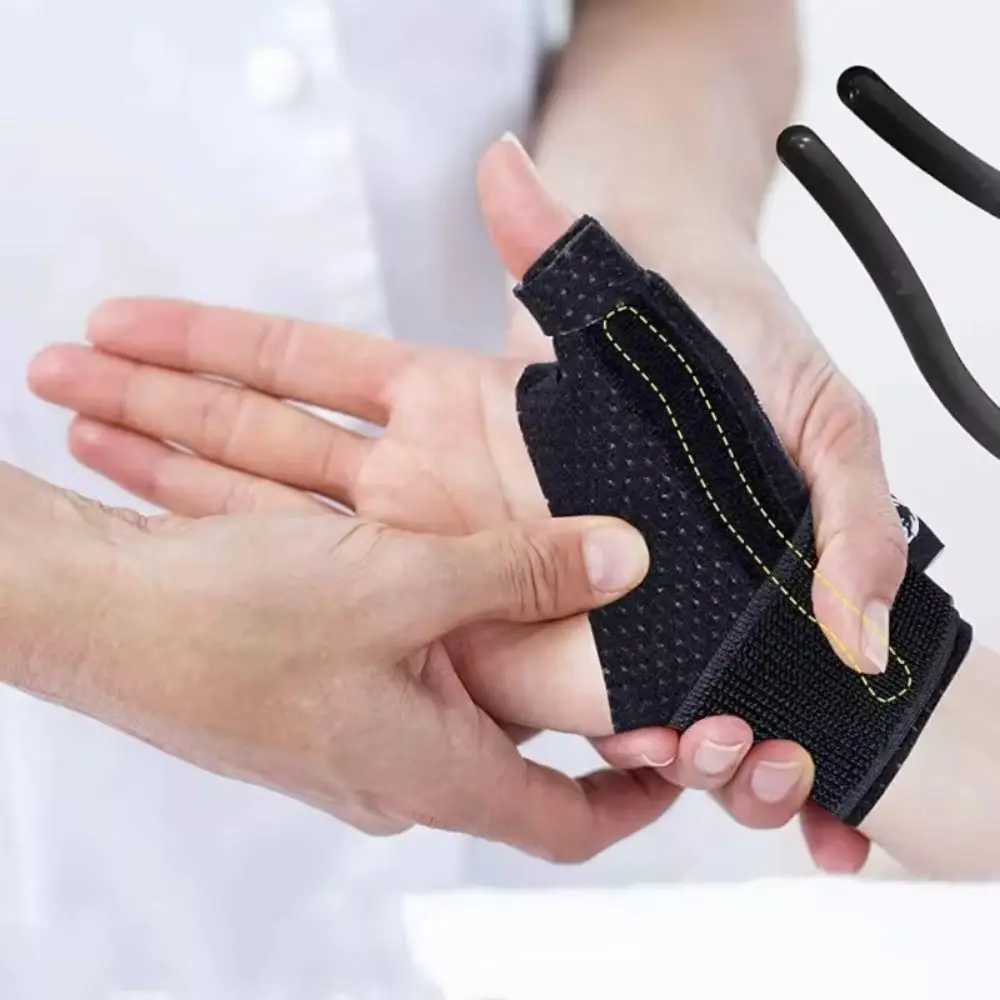 Durable SBR Wrist Guard Protective Immobilizer For Thumb Adjustable Black Sports Wristband Protection Support Splint Fractures J251211