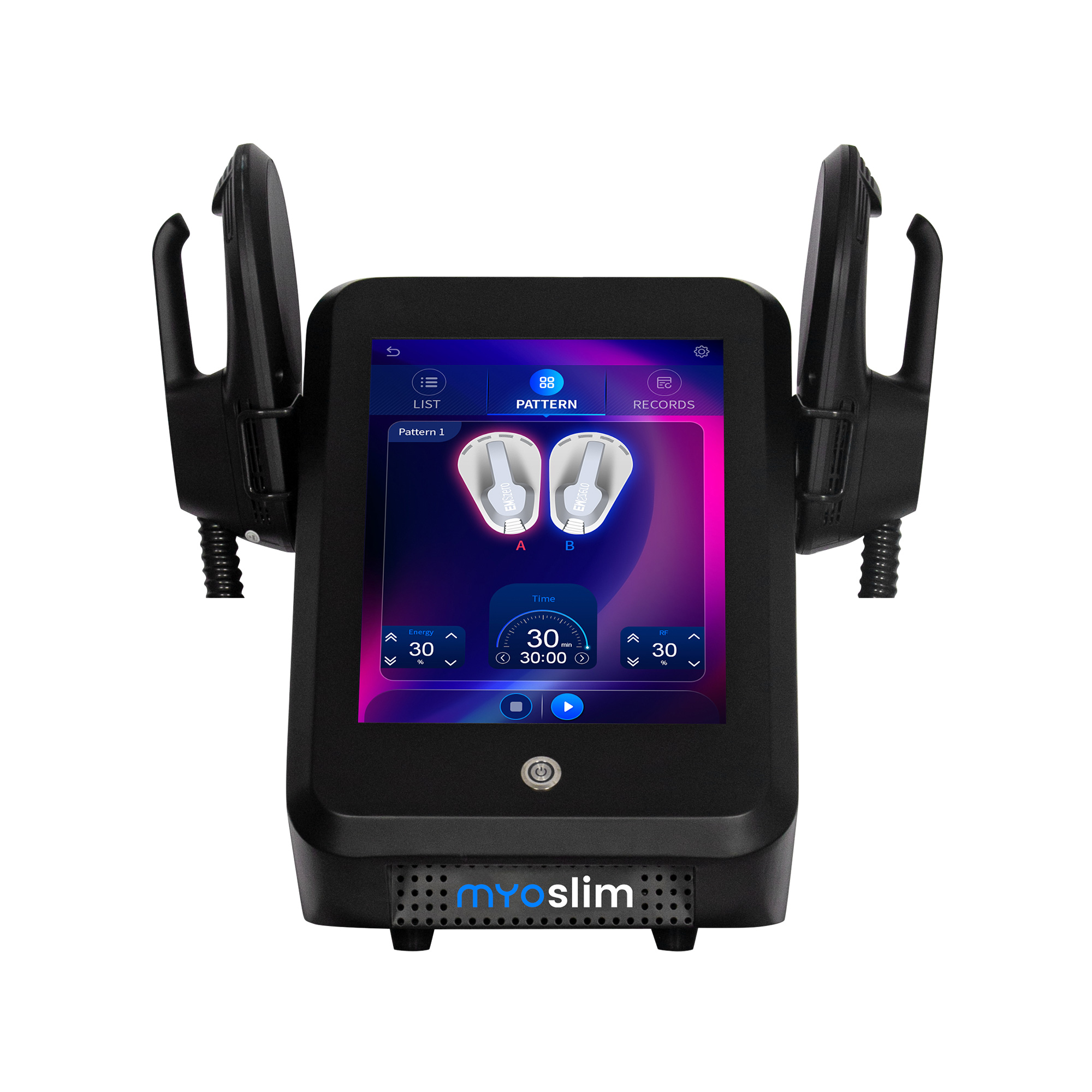 EMS Professional Body Sculpt 6500W ABS Muscle Stimulator 200Hz RF Portable Slimming Device Fat Removal