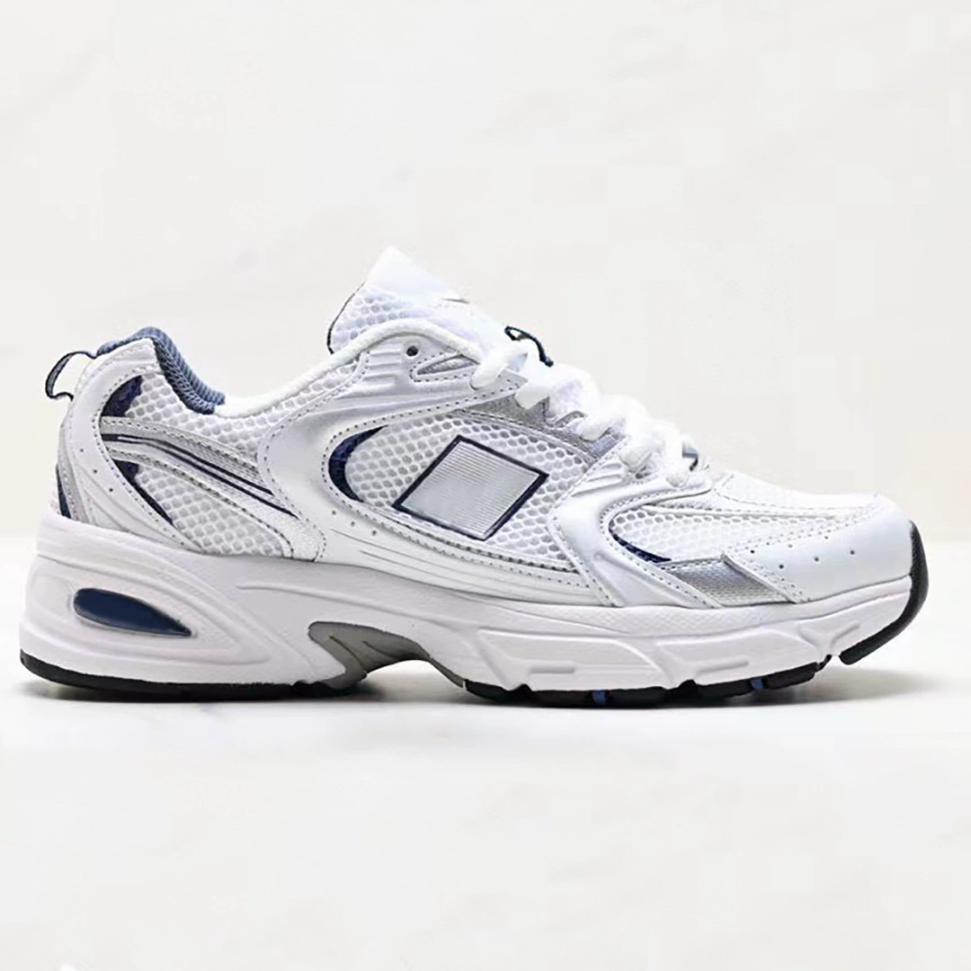 Designer men's dual-use casual shoes outdoor sports running shoes new style couple shoes / women's sports shoes gray and silver