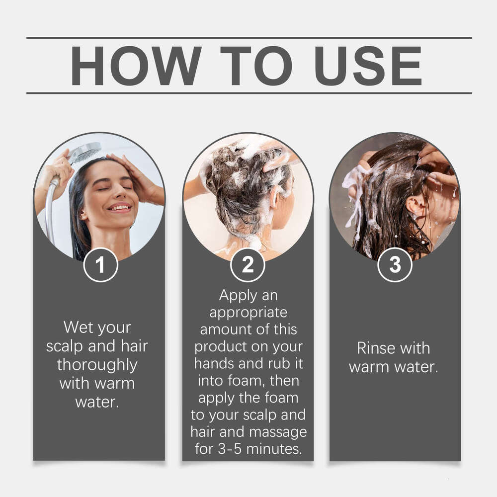EELHOE Shampoo Soft Smooth Nourishing Scalp Oil Control Refreshing Volumizing Improves Dry Frizzy Strong Hair Care