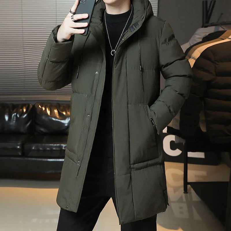 Cargo Jacket Male Long Windbreak Plus Size 8xl 7xl 6xl Casual Warm Padded Outerwear Winter Parkas Men Thick Warm Jacket Coats L2509181