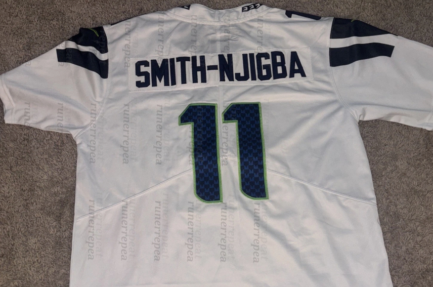 Personalized Cooper Kupp Custom Football Jerseys Smith-Njigba Witherspoon 12 Fan Jalen Milroe Embroidered Letter Number Design Any name any number Wom