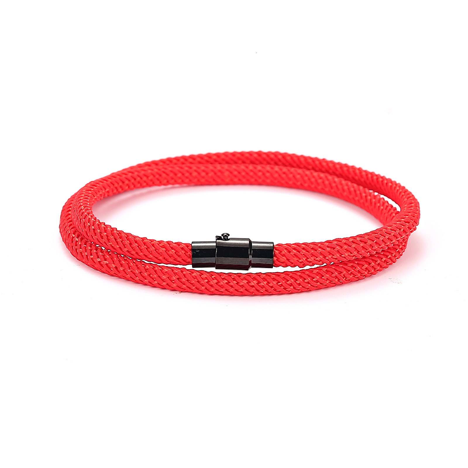 New Minimalist Men Rope Bracelet Double Layer Survival Braclet Homme Accessories Boyfriend Gift Magnet Buckle Hombre ddmythur