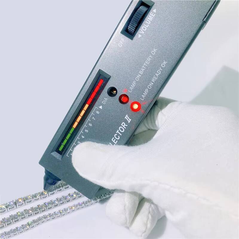 925 Silver Tennis Chain Full Size Pass Diamond Tester Iced Moissanite Hip Hop JewelryNecklace Bracelet Set