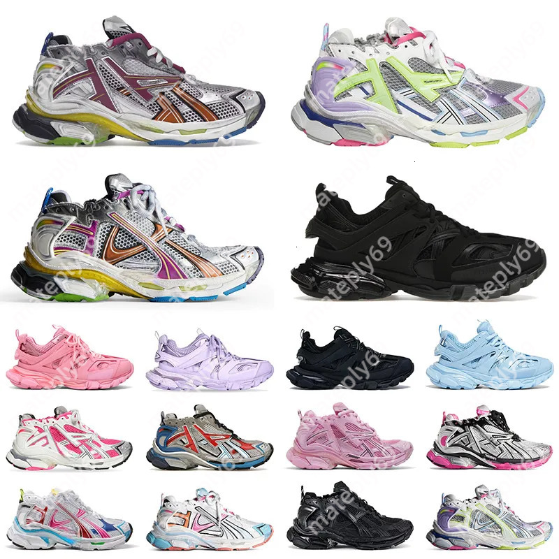 Brand Sneakers Track Runners 70 75 30 Designer Platform All Black White Multicolor Ancien Daddy Men Women Trainers Tennis Shoes Baleniagalies Track Shoes 859