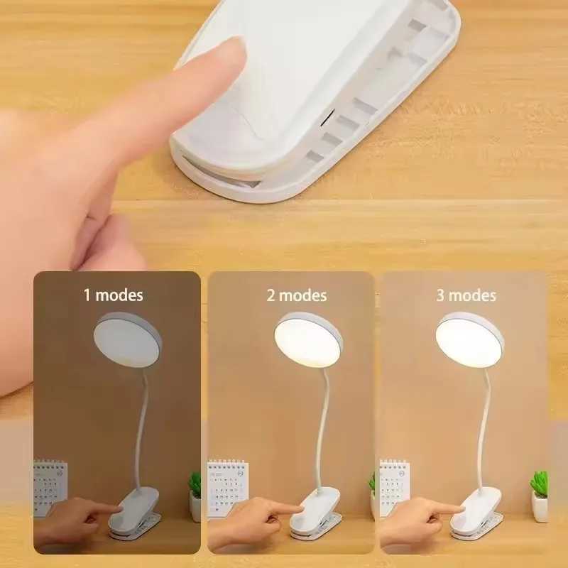 LED Desk Lamp with Soft Eye Protection 3 Modes Dimming Touch Control USB Charging for Reading Studying Desk Lamp for Home Office C250918