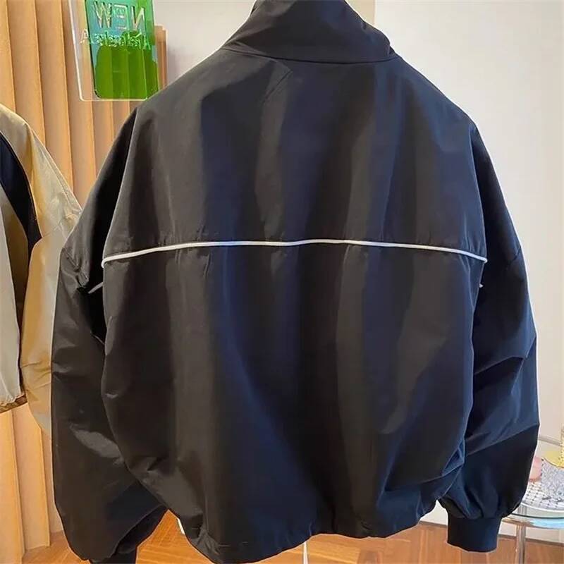 2025 Spring/Summer Women's Short Design Jacket Fashion Casual Jacket Designer Stand up Collar Zipper Jacket Women's