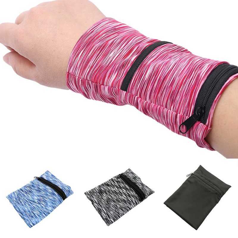 Zipper Running Bags Lightweight Wrist Wallet Pouch for Phone Key Card Sweatband Gym Fitness Sports Cycling Wristband Arm Bag J2512111