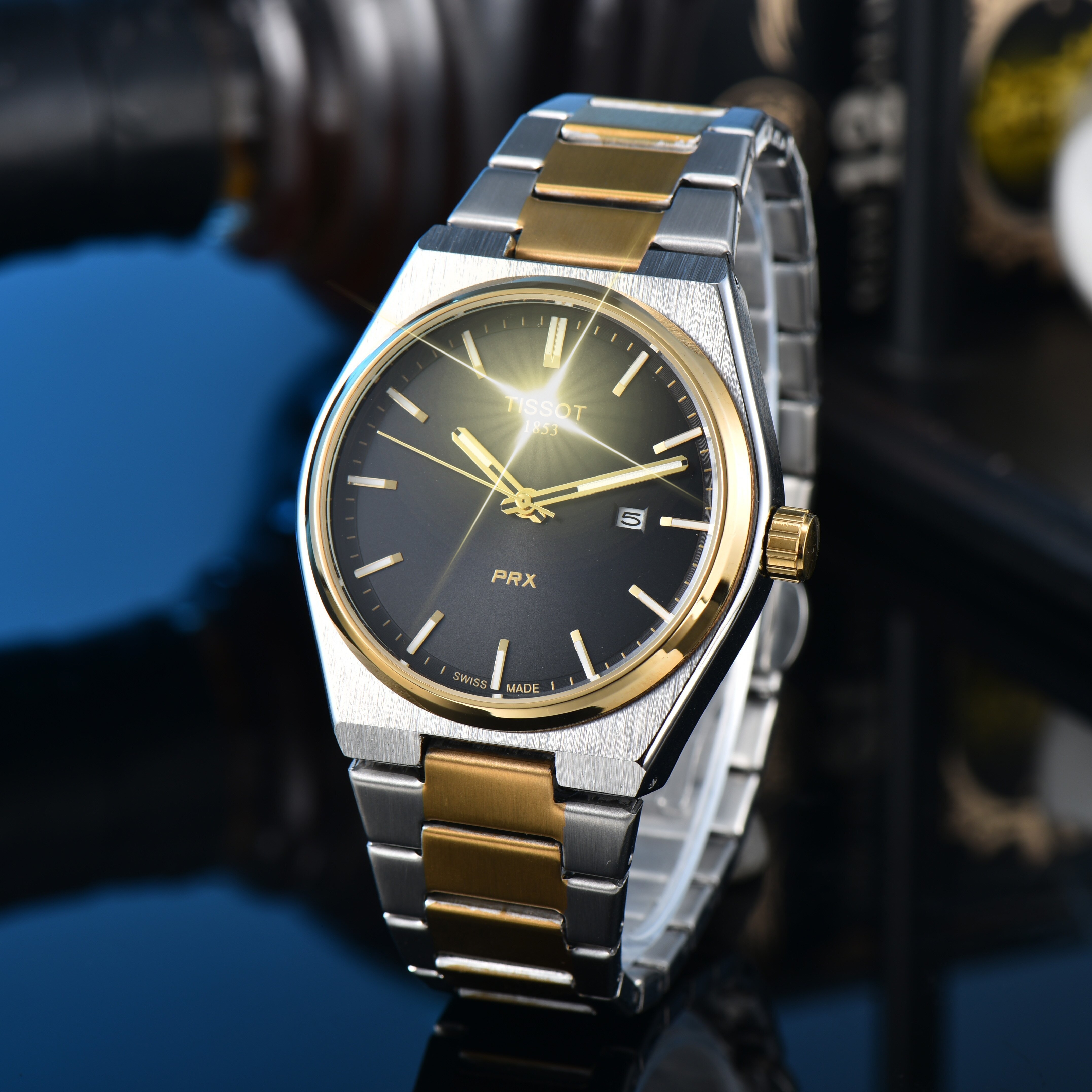 HOT Womens watch Luxury fashion Quartz Movement Stainless Steel 1853Tissity PRX POWERMATIC80 Watch womens Mechanical Quartz Wristwatches waterproof