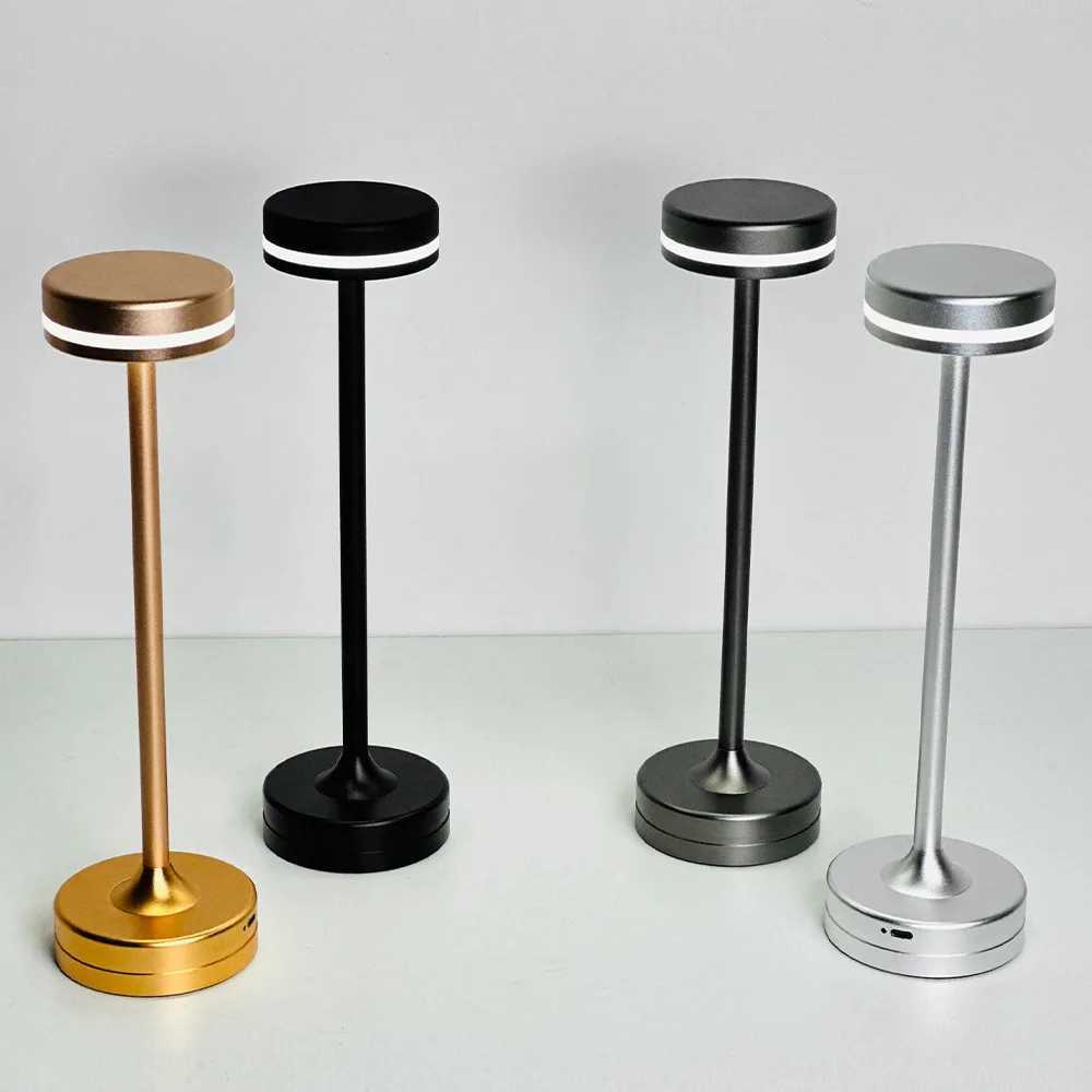 Cordless Table Lamp Rechargeable Lights USB Chargers Included LED Lamp for Restaurant Kitchen Coffee Table Patio Portable Night C250918