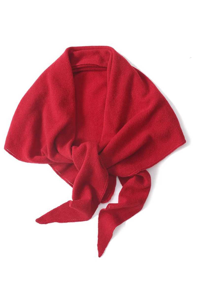 100Wool Knitted Large Triangle Shls Scarf Wen Autumn Winter Soft Warm Soft Elegant Ce Poncho Mtifunctional Y250918