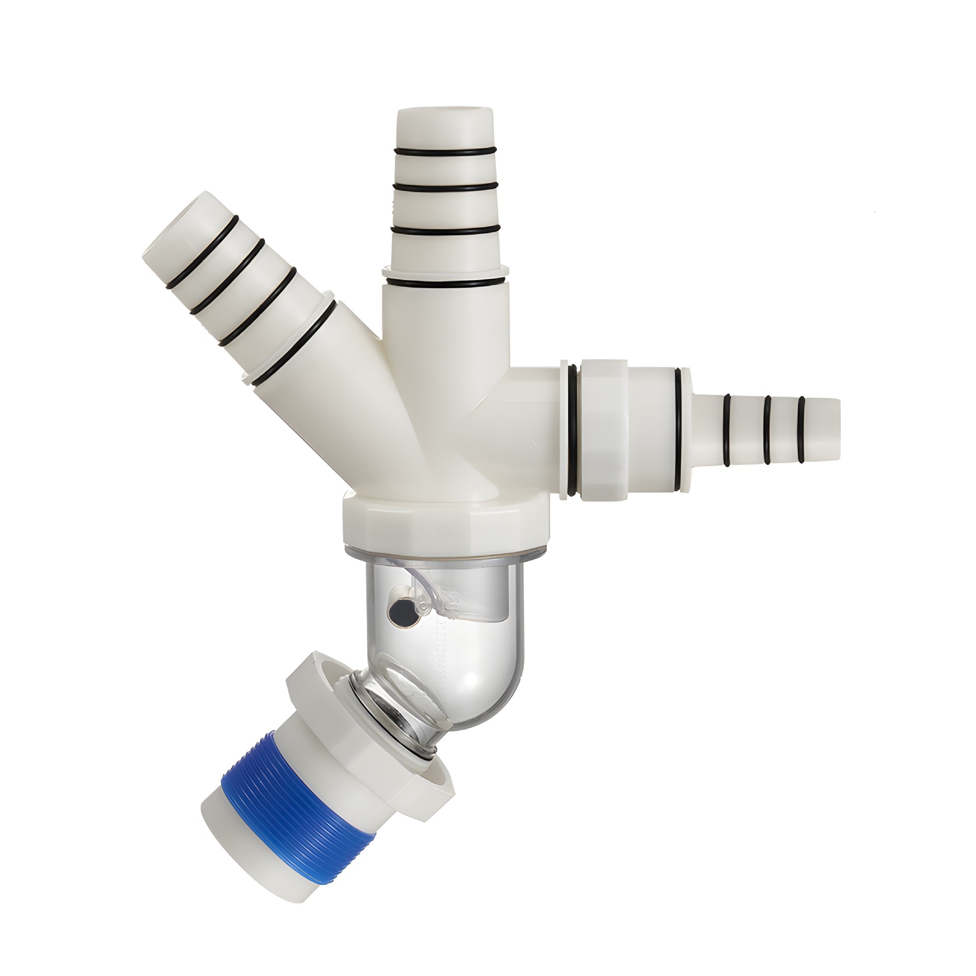 45 Degree Wall Three-Way Connector Special Anti-Odor Artifact Kitchen Drain Pipe Seal Plug