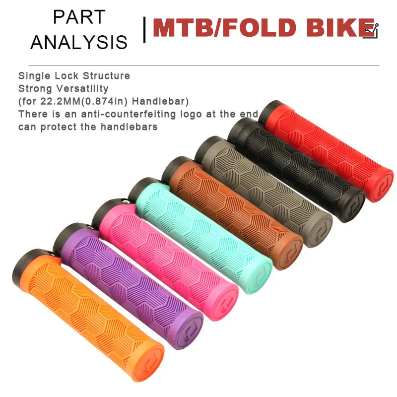 ODI AntiSlip MTB Cuffs Bike Grips Shockproof Bicycle Handlebar Cover Lockon Bar Rubber Handle Cycling Parts 250917